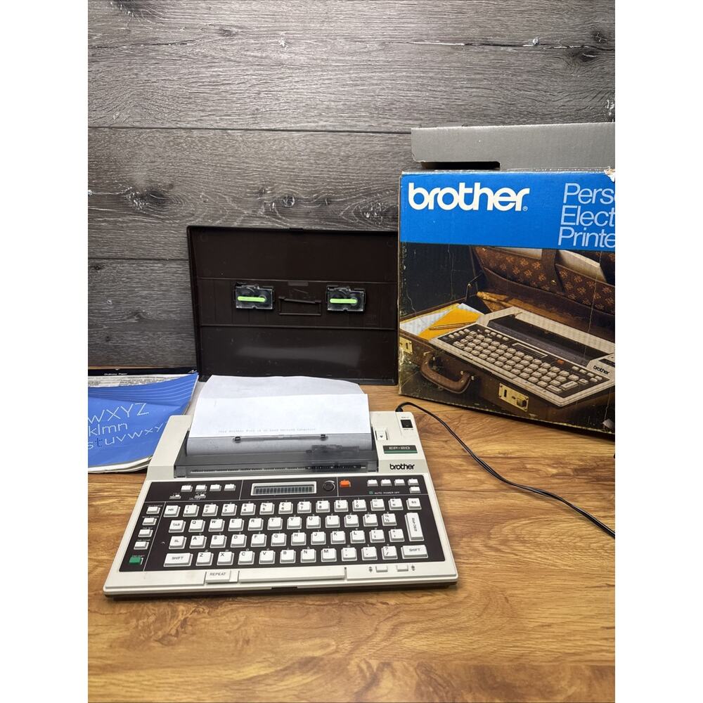 Vintage Brother EP-20 Word Processor Personal Electric Printer Typewriter~Tested